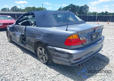 2002 BMW 325Ci from USA, damaged, VIN WBABS33462PG88678